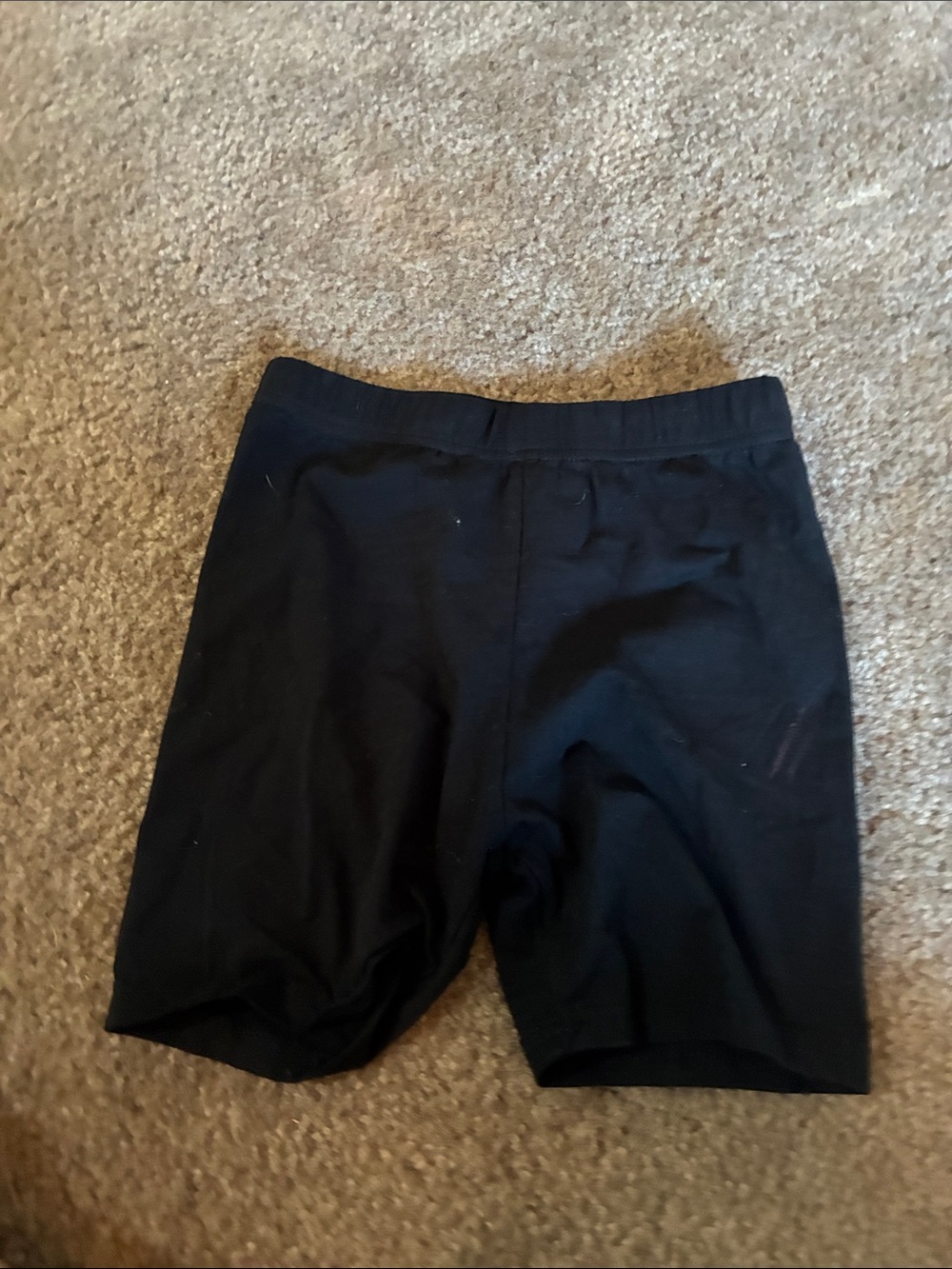 SHEIN Black Kids Athletic Bike Shorts
